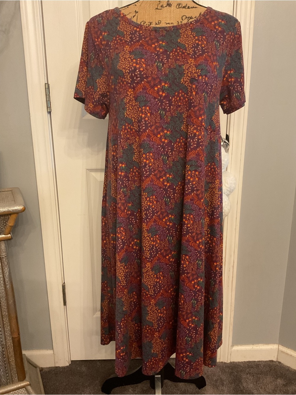 LuLaRoe Leaf Carly Dress